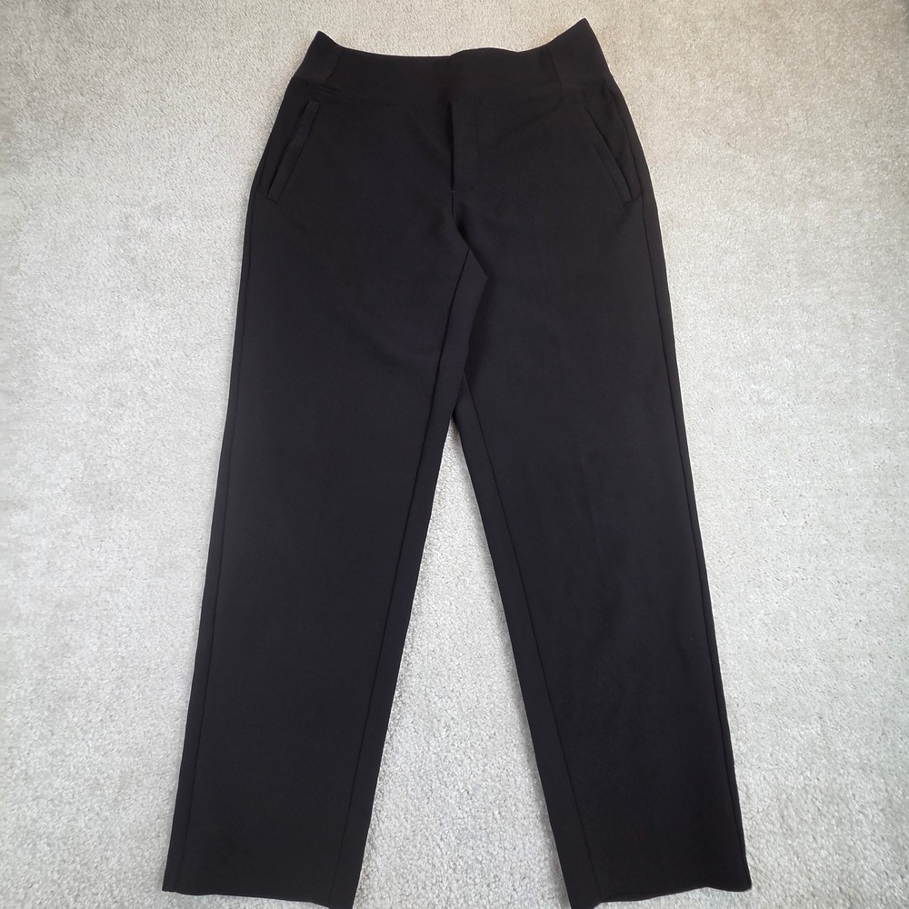 Athleta Brooklyn Ankle Pant Black Stretch Travel Trousers Womens 6